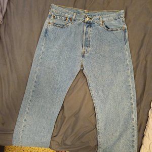 Levi's 501 Straight Fit Denim Jeans (36x30)